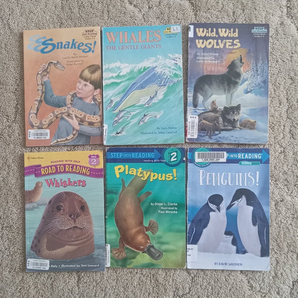 Step into Reading Level 2 Books (Animals)